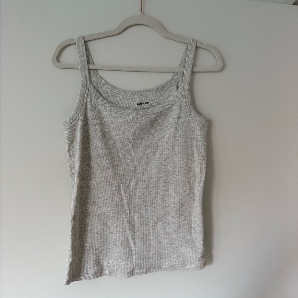 Old Navy Gray Sleeveless Fitted Camisole